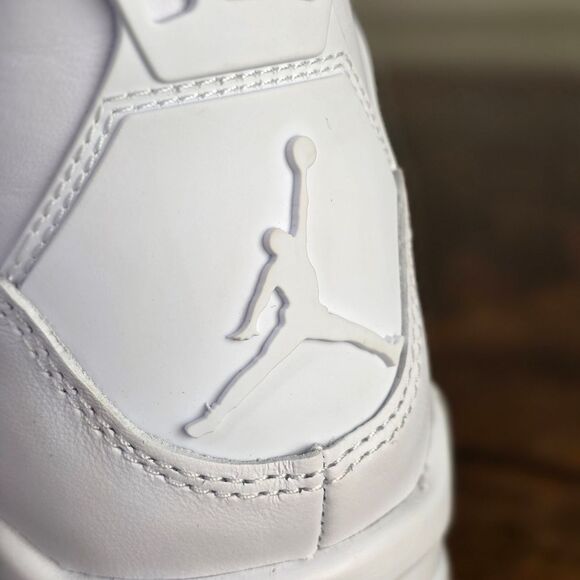 Nike Air Jordan 4 ‘Net’ Mid Retro Basketball Shoes White Women's 6 LE FN7251-107 - Picture 4 of 12